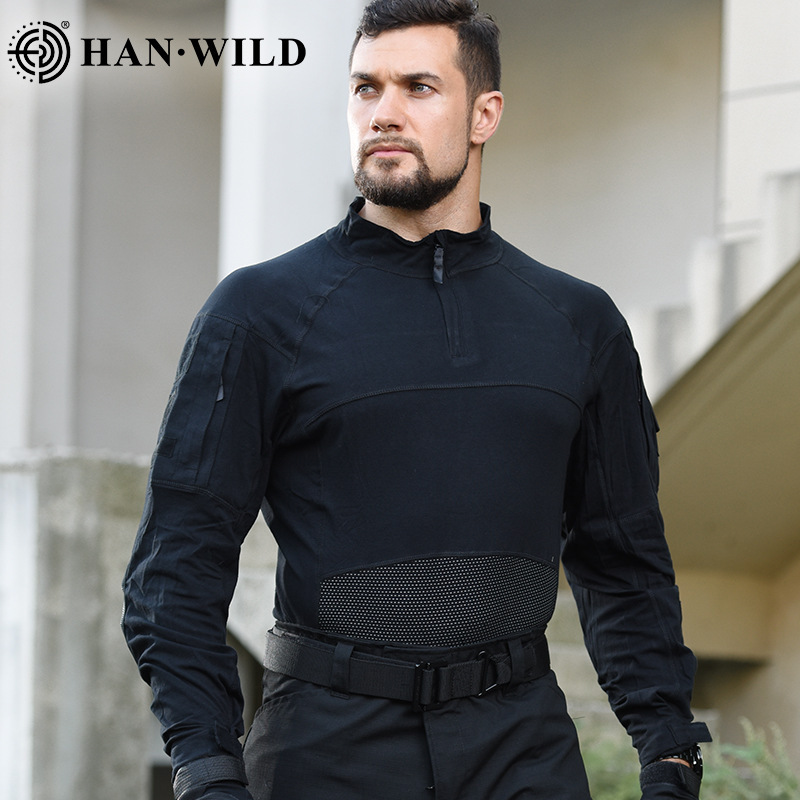 TSL01 Tactical Long-Sleeve Frog Shirt – Camouflage Combat Training Top - Image 4