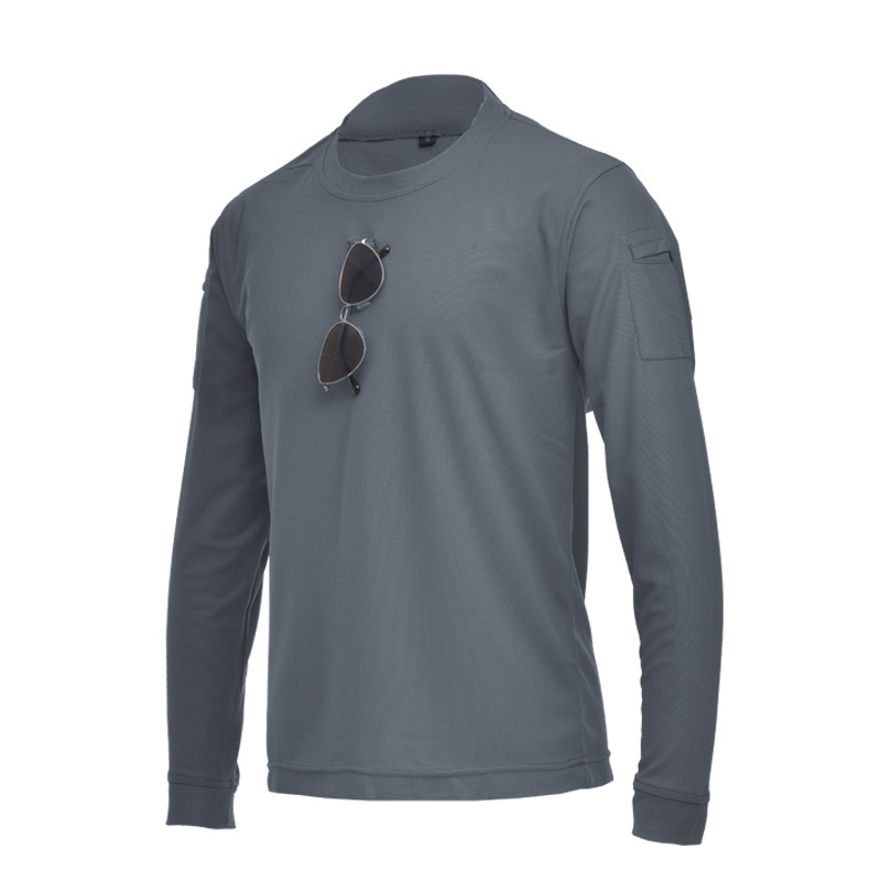 TSL07 Tactical Long-Sleeve Crewneck Shirt – Lightweight Elastic Training Tee for Outdoor & Casual Wear - Image 4