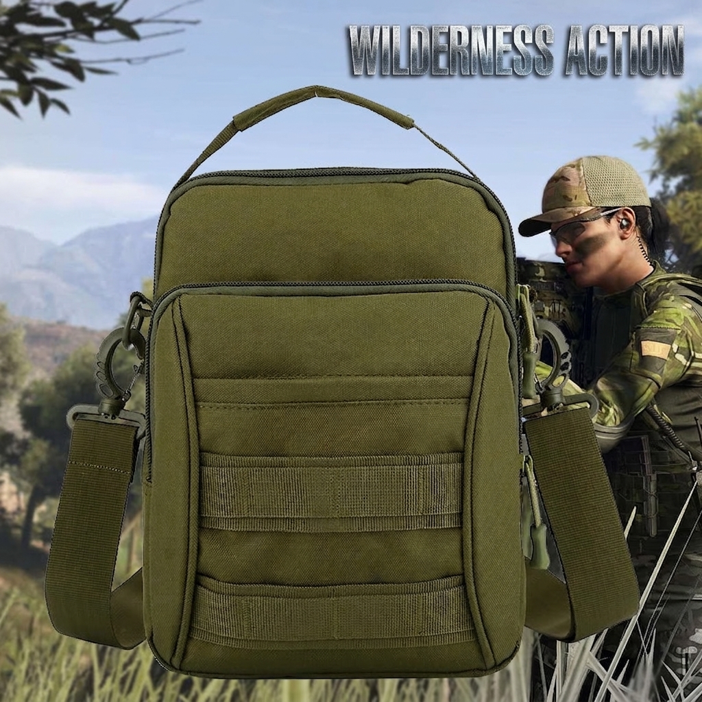 BG26 Tactical Shoulder Messenger Bag – Compact Outdoor Crossbody Utility Bag - Image 4