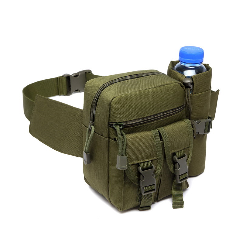 BG62 Multi-Functional Tactical Running Waist Bag with Hidden Water Bottle Holder and Anti-Theft Phone Pocket - Image 5