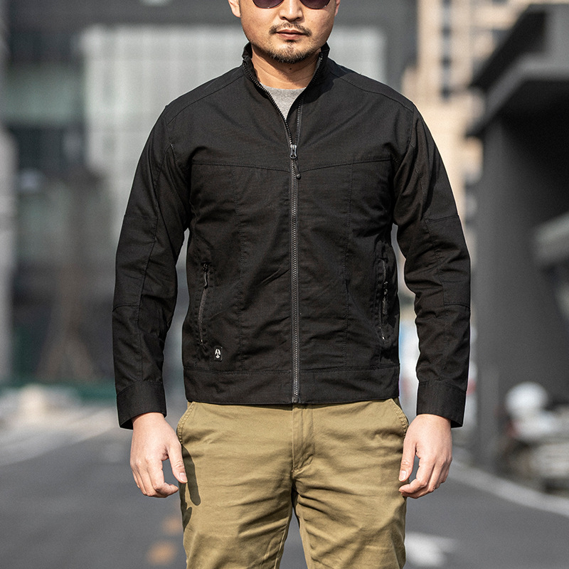 អាវជាក់ Softshell Tactical JK02 សម្រាប់បុរស មានហោប៉ៅ Camouflage និងរចនាបទ Urban Workwear - Image 5