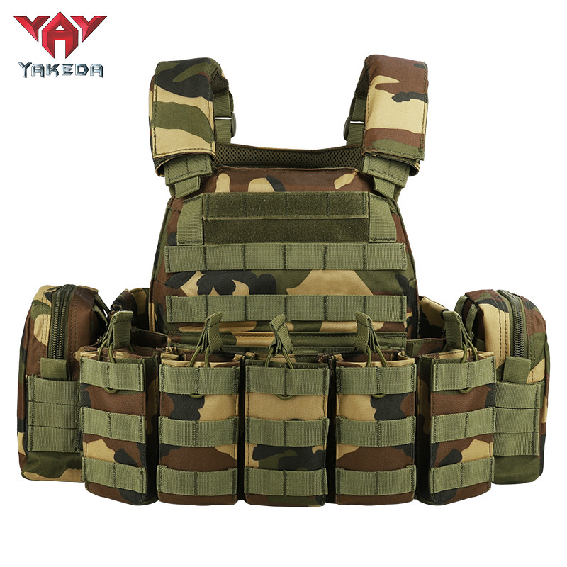 A04 Modular Detachable Tactical Vest with Front Utility Pouches and Side Storage Pockets - Image 8