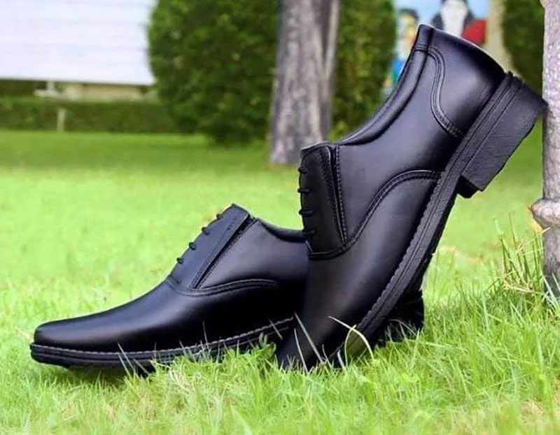 SH15 Premium Military-Inspired Men’s Leather Dress Shoes with Air-Cushioned Sole - Image 5