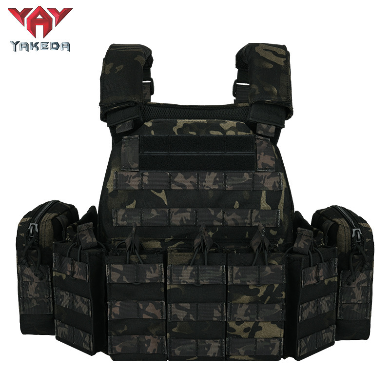 A04 Modular Detachable Tactical Vest with Front Utility Pouches and Side Storage Pockets - Image 5