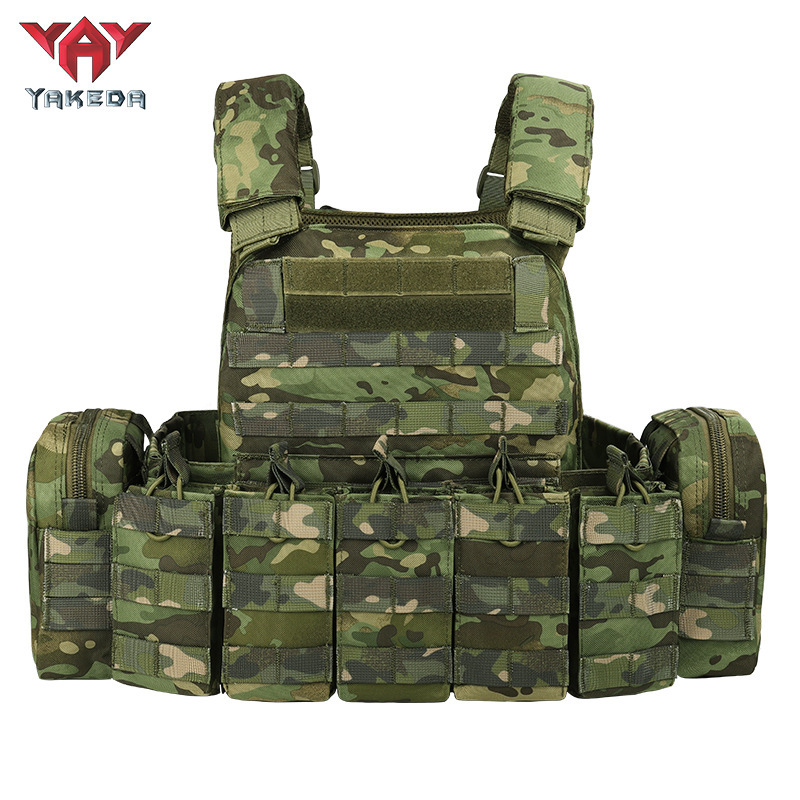 A04 Modular Detachable Tactical Vest with Front Utility Pouches and Side Storage Pockets - Image 9