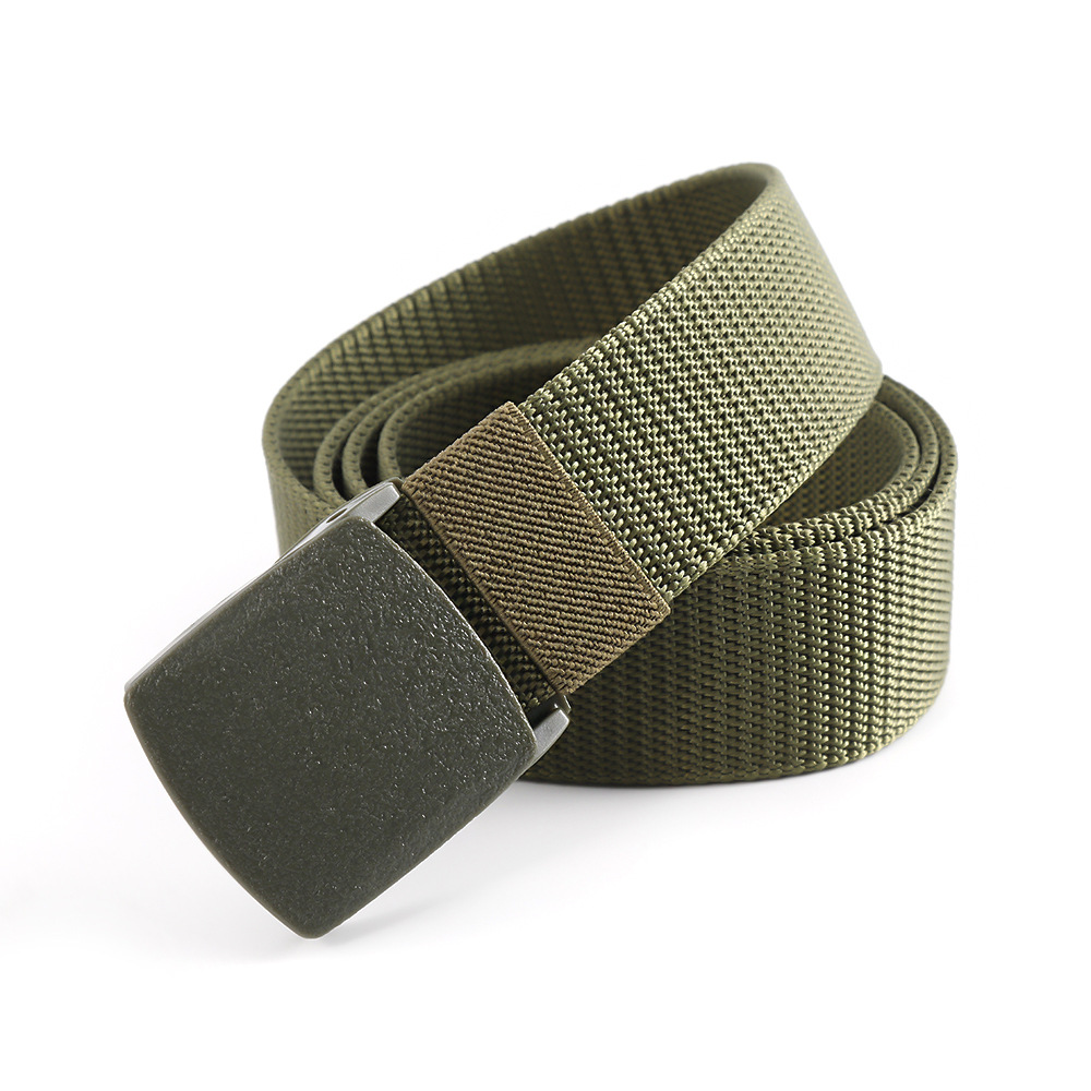 B09 Simple Casual Tactical Nylon-Style Belt with Plate Buckle - Image 7