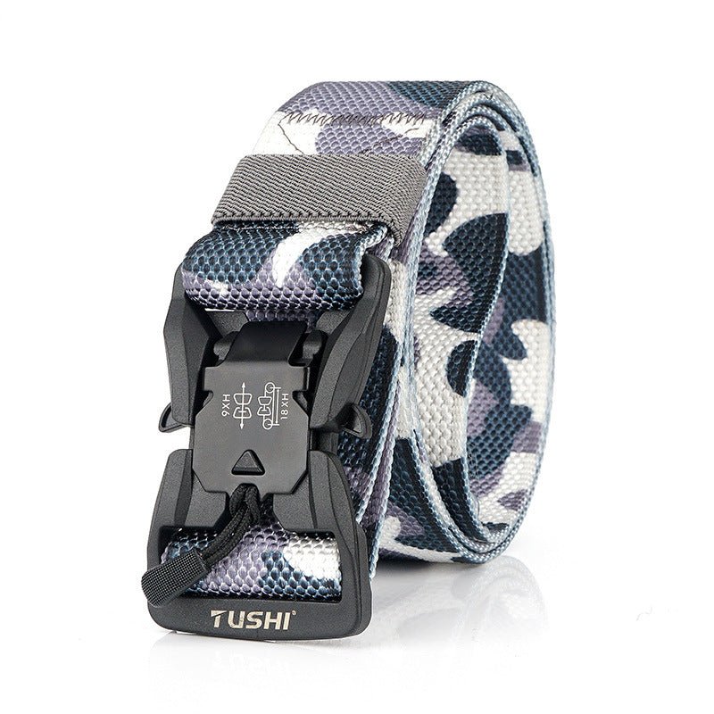 B12 Men's Magnetic Buckle Camouflage Tactical Belt - Image 3