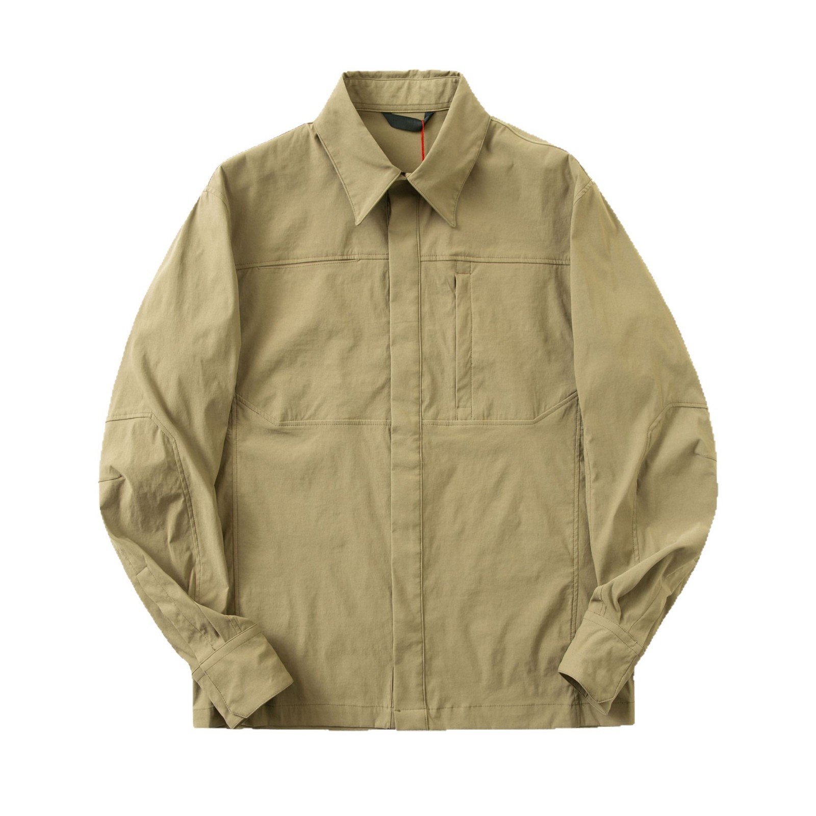 SHL30 Spring & Autumn Men's Commuter Shirt Jacket - Casual Retro Multi-Pocket Outdoor Top - Image 5
