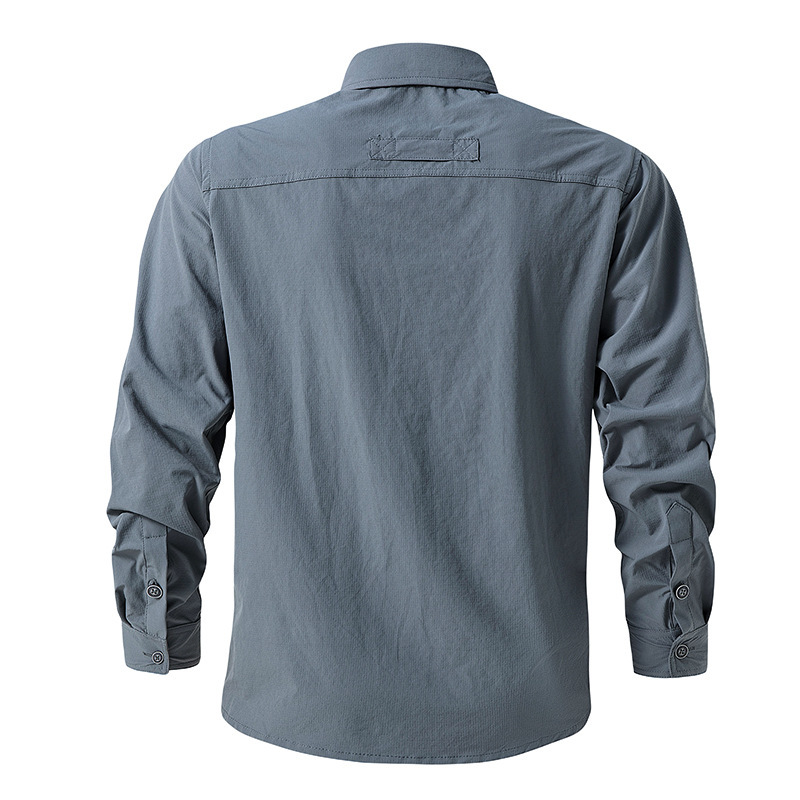 SHL25 Quick-Dry Tactical Long Sleeve Shirt – Lightweight Outdoor Travel Shirt - Image 5