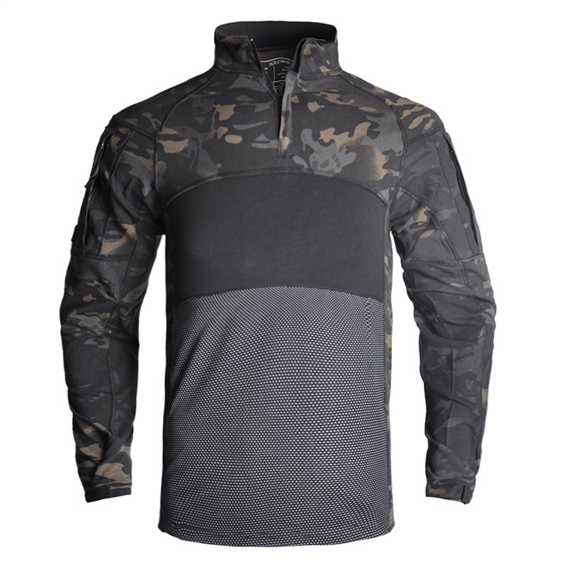 TSL01 Tactical Long-Sleeve Frog Shirt – Camouflage Combat Training Top - Image 5