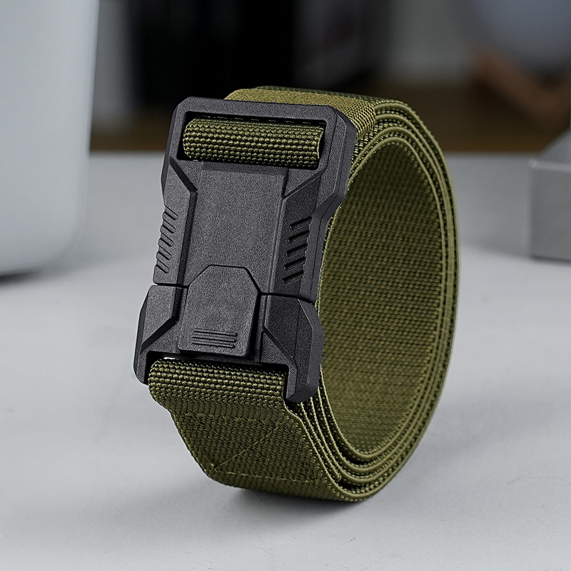 B06 Elastic Quick-Release Tactical Belt for Outdoor Training and Daily Wear - Image 6