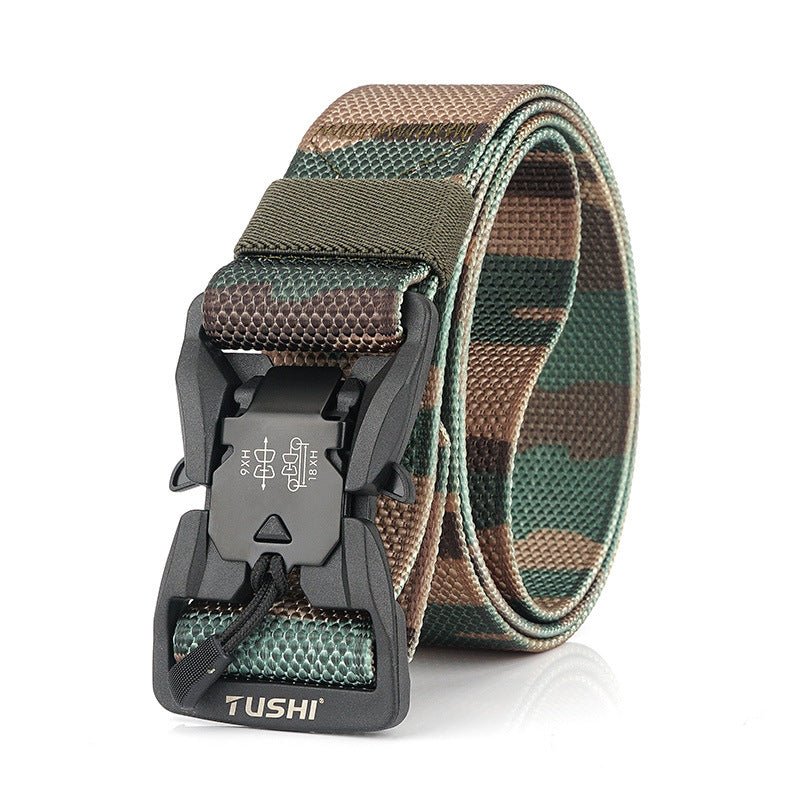 B12 Men's Magnetic Buckle Camouflage Tactical Belt - Image 4