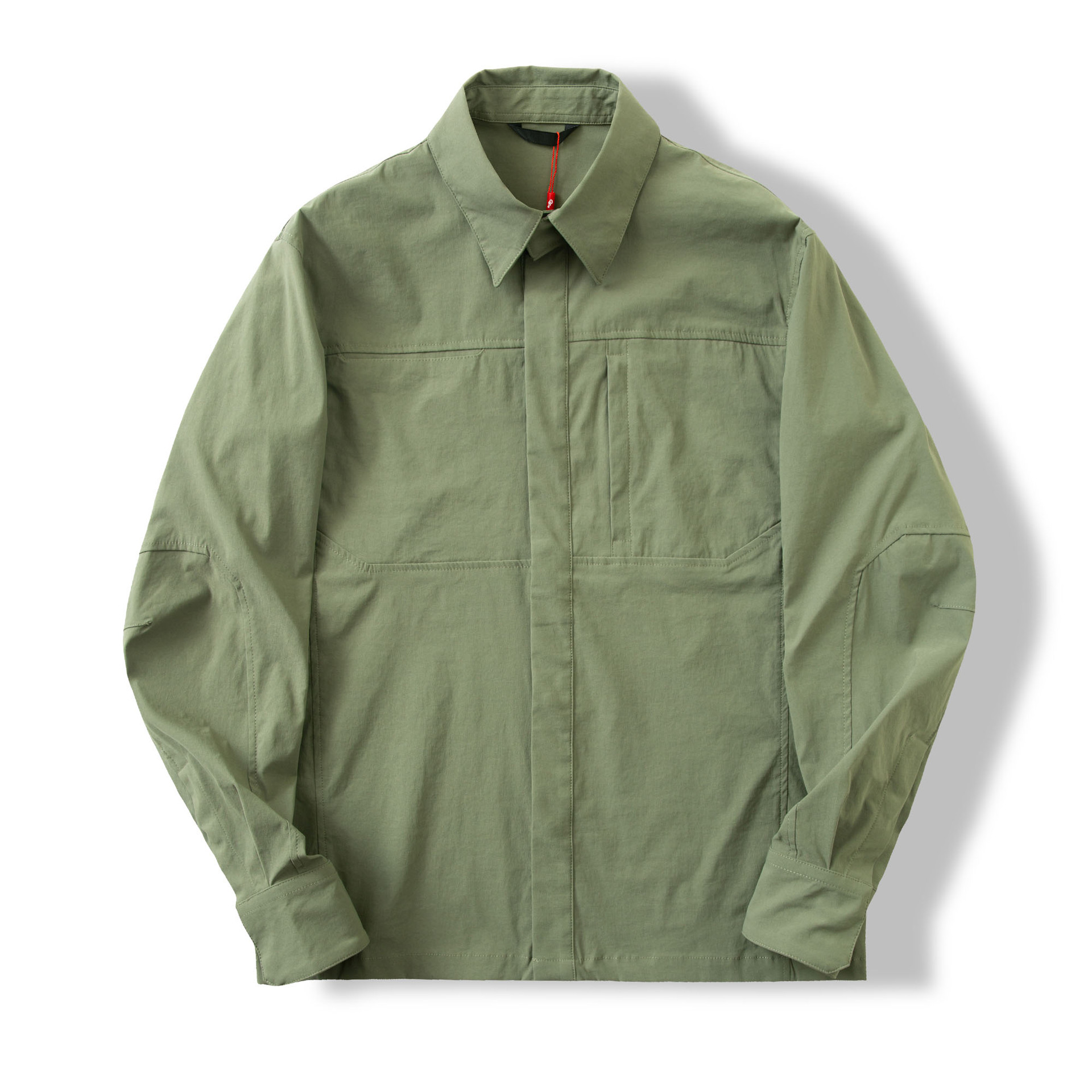 SHL30 Spring & Autumn Men's Commuter Shirt Jacket - Casual Retro Multi-Pocket Outdoor Top - Image 6