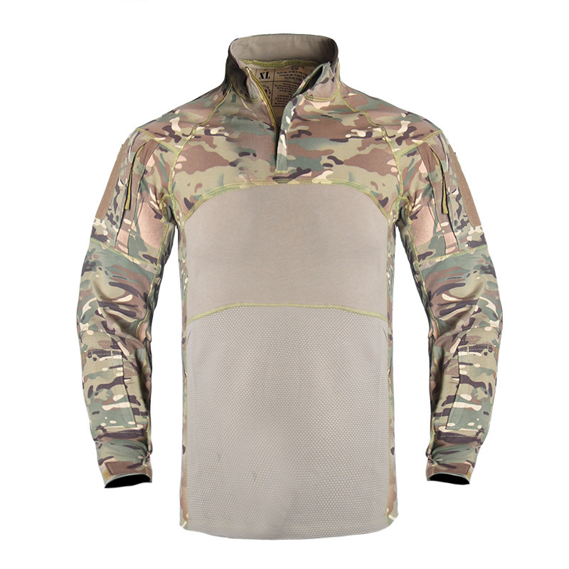 TSL01 Tactical Long-Sleeve Frog Shirt – Camouflage Combat Training Top - Image 6