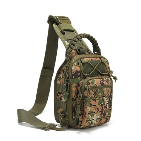 BG34 Tactical One-Shoulder Chest Bag – Compact Outdoor Crossbody Sling Bag
