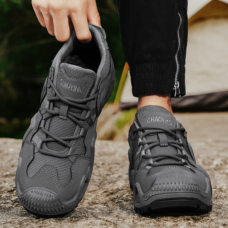 SH09 Professional Low-Top Outdoor Sports Shoes – Thick-Soled Retro Workwear & Non-Slip Hiking Shoes - Image 7