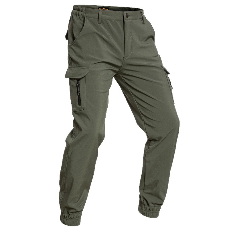 IX17S Tactical Outdoor Jogger Pants – Slim Fit Camouflage Cargo Trousers with Elastic Cuffs - Image 7