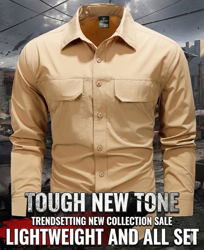 SHL13 Men’s Quick-Drying Long Sleeve Tactical Outdoor Shirt