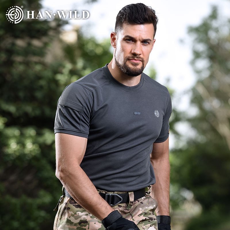 TSS14 Hanye Outdoor Quick-Drying Round-Neck Short-Sleeve Tactical Training Combat T-Shirt for Summer - Image 7