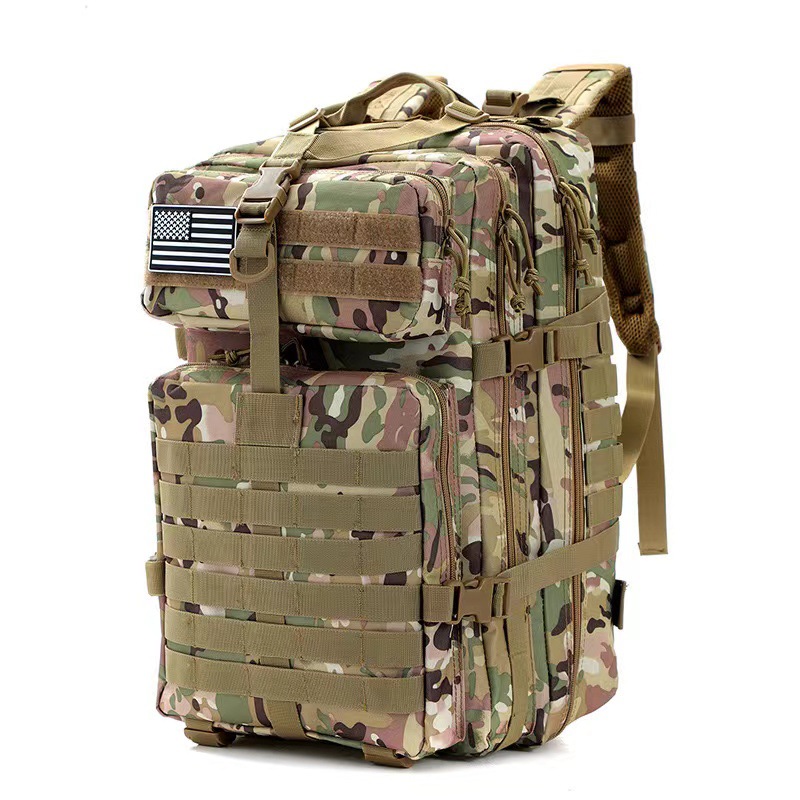 BP04 Large Capacity Tactical 3P Assault Backpack for Camping, Hiking and Daily Outdoor Carry - Image 8