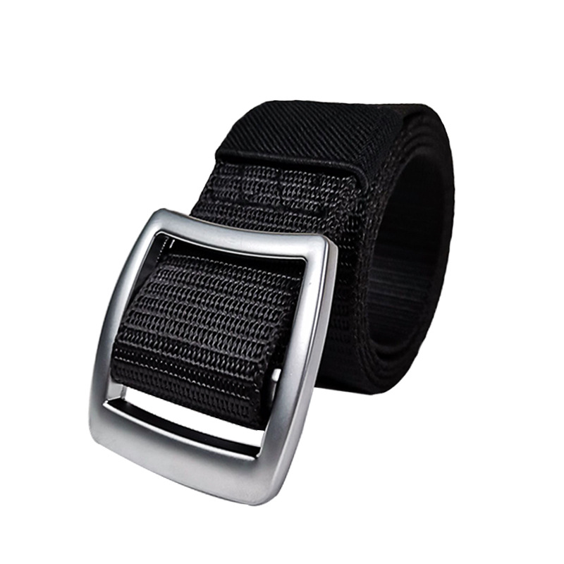 B10 Flat Buckle Nylon Tactical Belt for Outdoor, Jeans, and Everyday Wear - Image 5