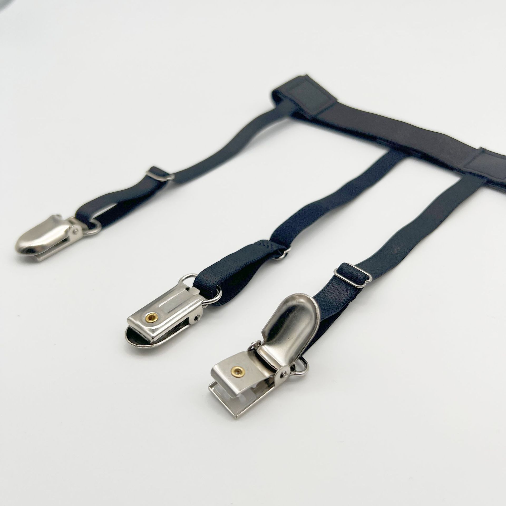 SS16 Adjustable Elastic Shirt Stays with Non-Slip Thigh Bands and Shirt Clips - Image 10