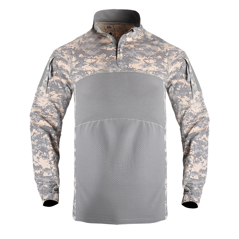 TSL01 Tactical Long-Sleeve Frog Shirt – Camouflage Combat Training Top - Image 8