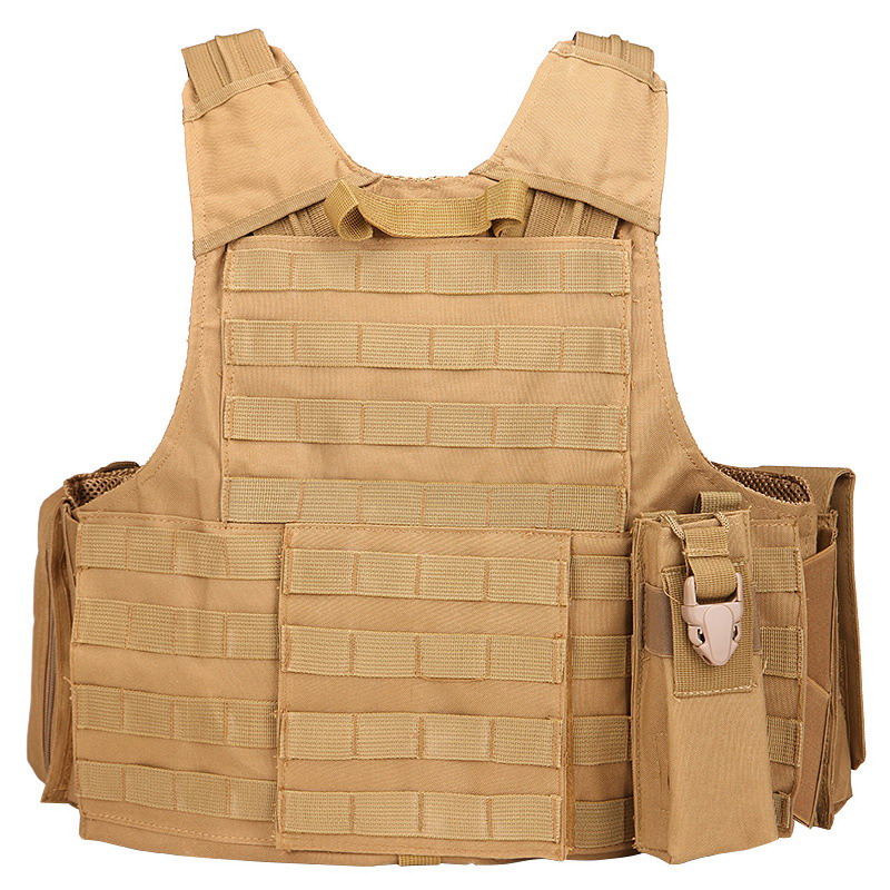A12 Blackhawk Style Protective Tactical Vest - Outdoor Training Eight-Piece Vest Set - Image 11