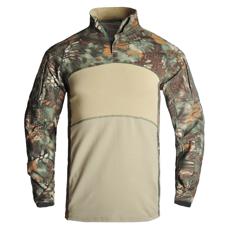 TSL01 Tactical Long-Sleeve Frog Shirt – Camouflage Combat Training Top - Image 9