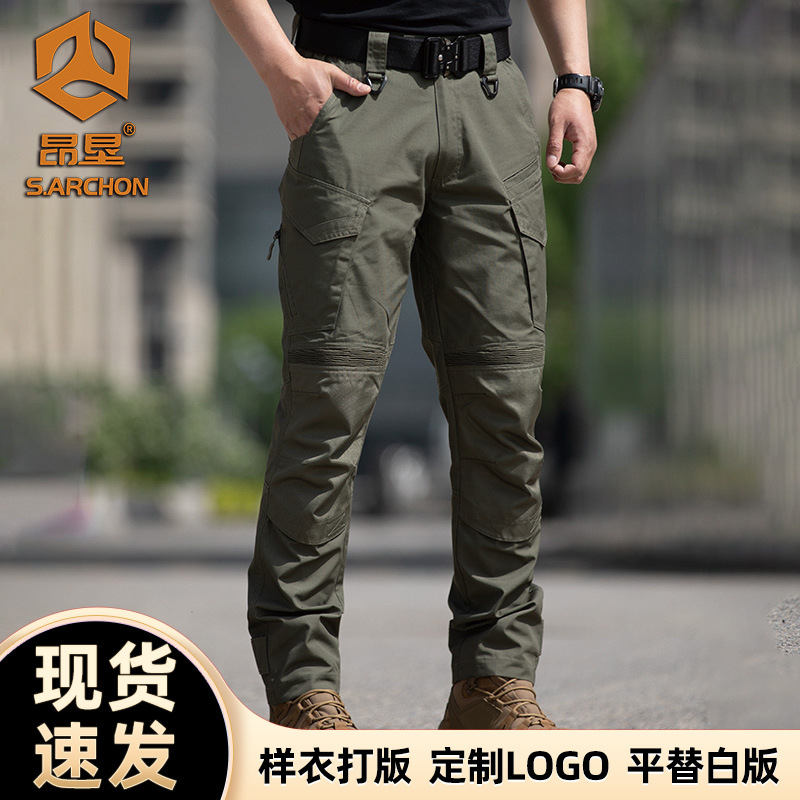 ខោ Tactical Cargo Outdoor IX15 ក្រណាត់ Grid ជ្រាបទឹកលំបាក សម្រាប់ប្រើប្រាស់ប្រចាំថ្ងៃ និងក្រៅផ្ទះ - Image 3