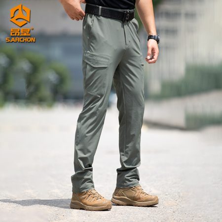 IX17 Lightweight Tactical Cargo Pants - Stretch Outdoor Utility Trousers