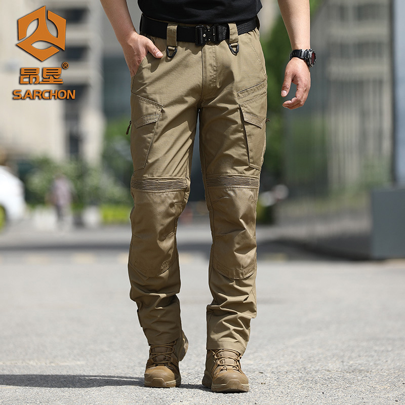 ខោ Tactical Cargo Outdoor IX15 ក្រណាត់ Grid ជ្រាបទឹកលំបាក សម្រាប់ប្រើប្រាស់ប្រចាំថ្ងៃ និងក្រៅផ្ទះ - Image 4