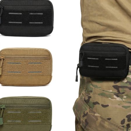 BG50 Laser-Cut Mini Utility Hanging Bag – Compact Outdoor EDC Organizer Pouch