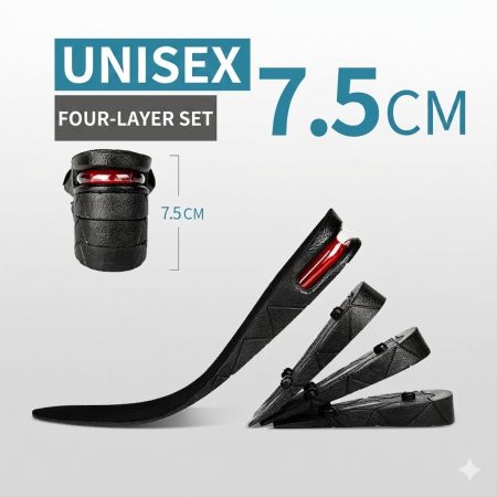 SI04 7.5cm Air Cushion Height Increase Insoles for Men and Women