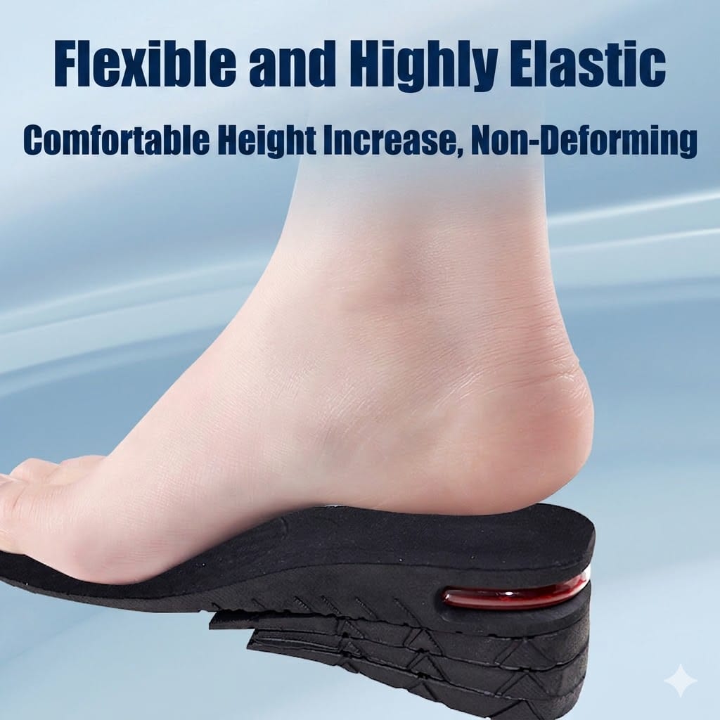 SI04 7.5cm Air Cushion Height Increase Insoles for Men and Women - Image 2