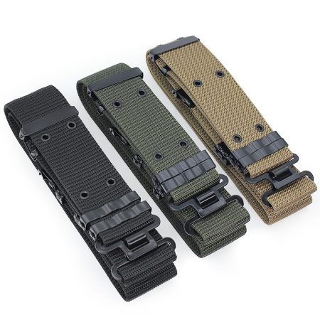 TBK02 Tactical S Outer Belt with Metal Buckle and Adjustable Waist Strap