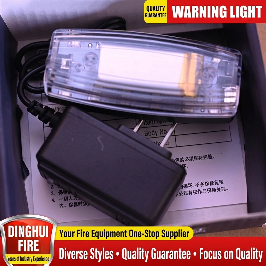 FL16 អំពូលសញ្ញាព្រមាន LED ពាក់លើស្មា សាកថ្មបាន ជាមួយភ្លើងភ្លឹបភ្លែតពណ៌ក្រហម និងខៀវ - Image 2