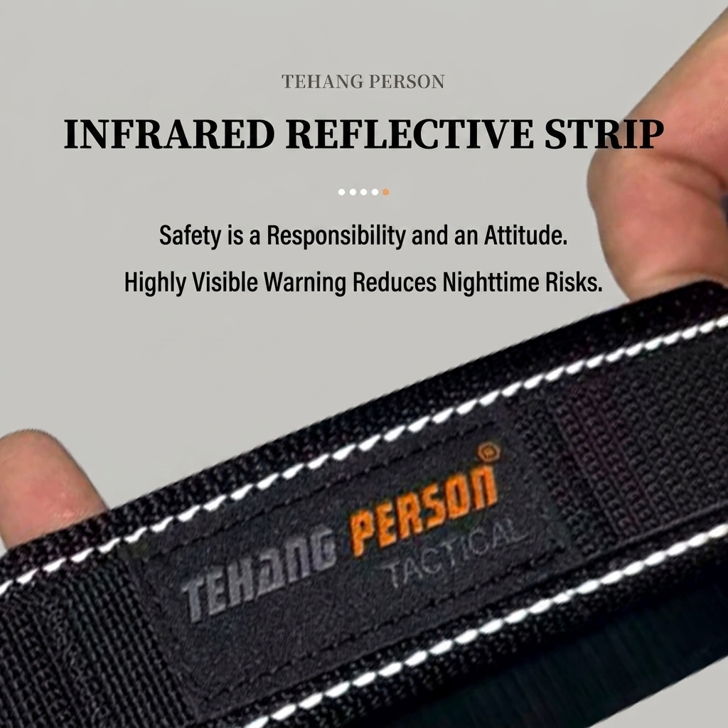 B30 Infrared Reflective Nylon Tactical Belt with Double-Lock Buckle - Image 4
