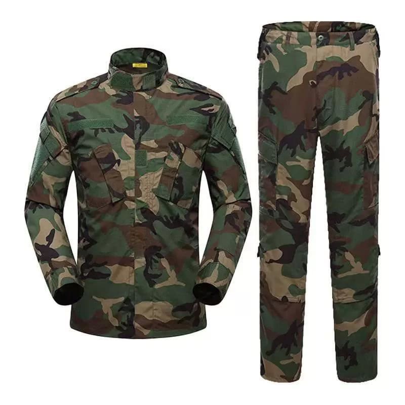FS03 Men’s Tactical Camouflage Training Suit - Jacket and Pants Outdoor Uniform Set - Image 2