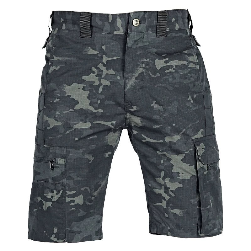 SR03 Tactical Cargo Shorts with Adjustable Waist and Multi-Pocket Outdoor Design