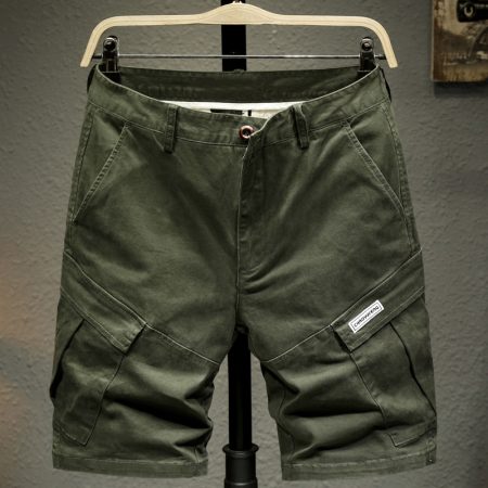SR04 ខោខ្លីកាបូបចំហៀង Tactical Cotton Cargo Shorts សម្រាប់ Outdoor ការងារ និងពាក់ប្រចាំថ្ងៃ