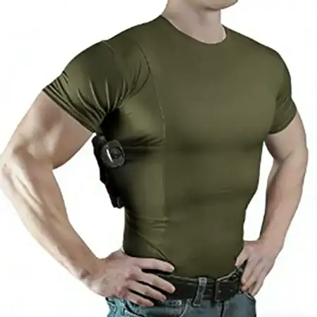 TSS42 Tactical Compression Holster Short Sleeve Shirt