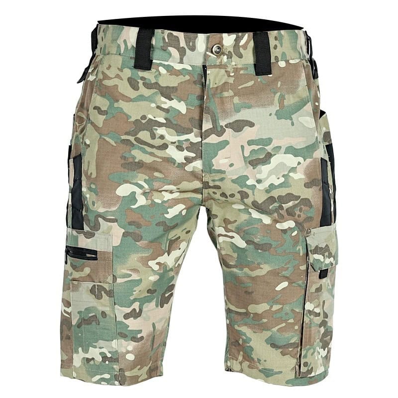 SR03 Tactical Cargo Shorts with Adjustable Waist and Multi-Pocket Outdoor Design - Image 2