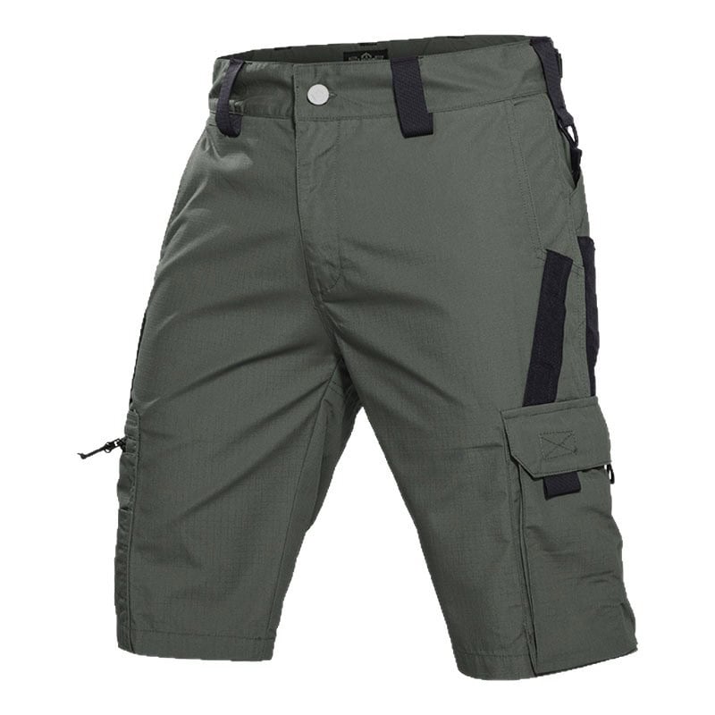 SR03 Tactical Cargo Shorts with Adjustable Waist and Multi-Pocket Outdoor Design - Image 4