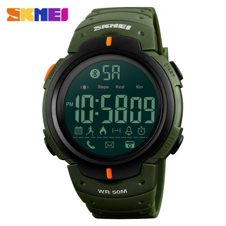 W26 Smart Sports Digital Watch with Step Counter, Bluetooth Reminder and 50M Water Resistance
