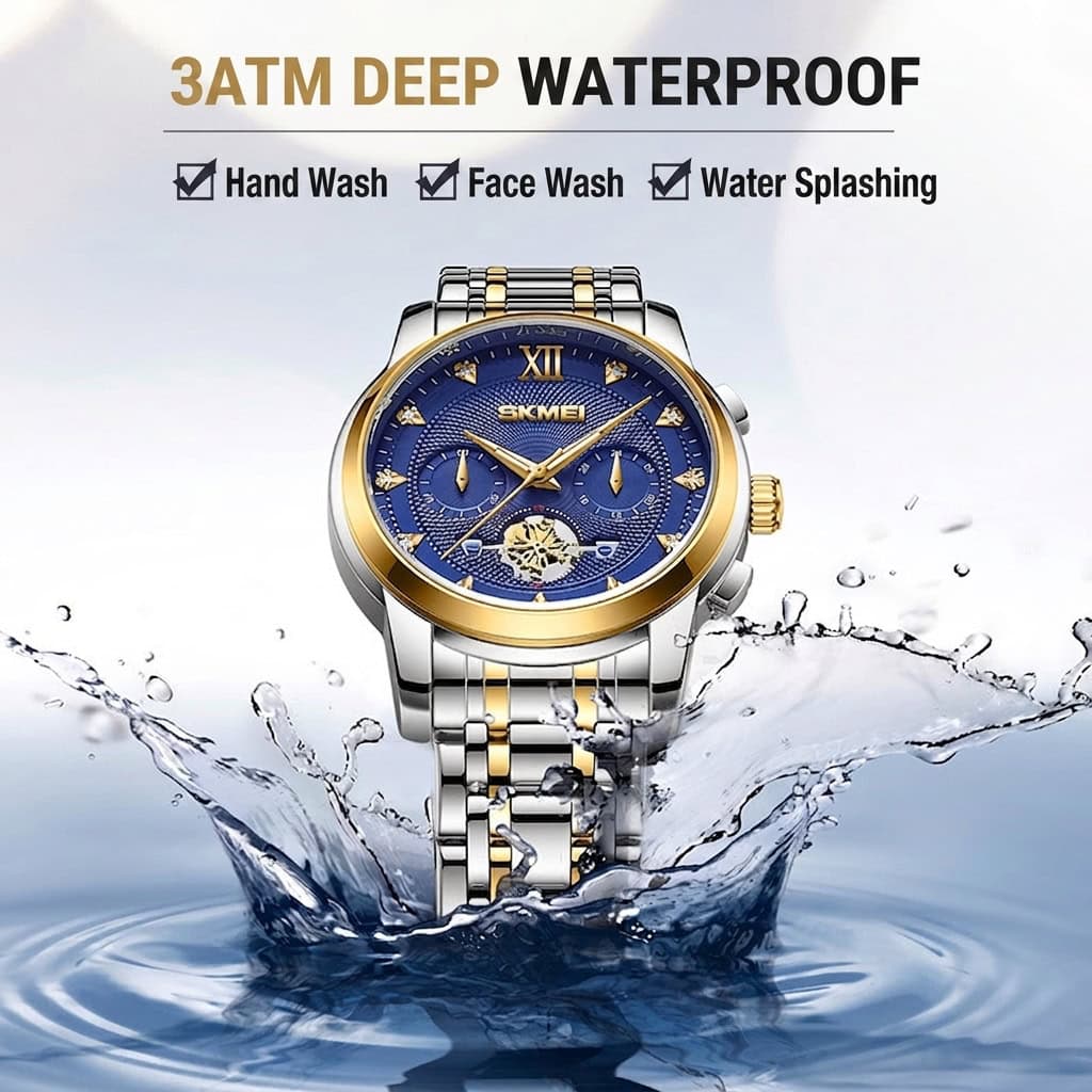 W17 Men’s Two-Tone Quartz Business Watch