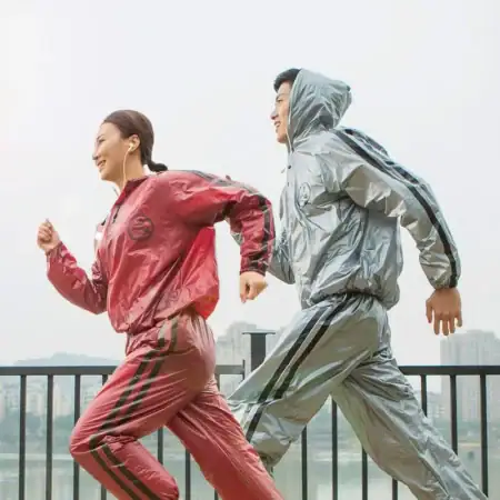 CG18 Lightweight Waterproof Hooded Rain Suit Jacket & Pants Set for Outdoor Use