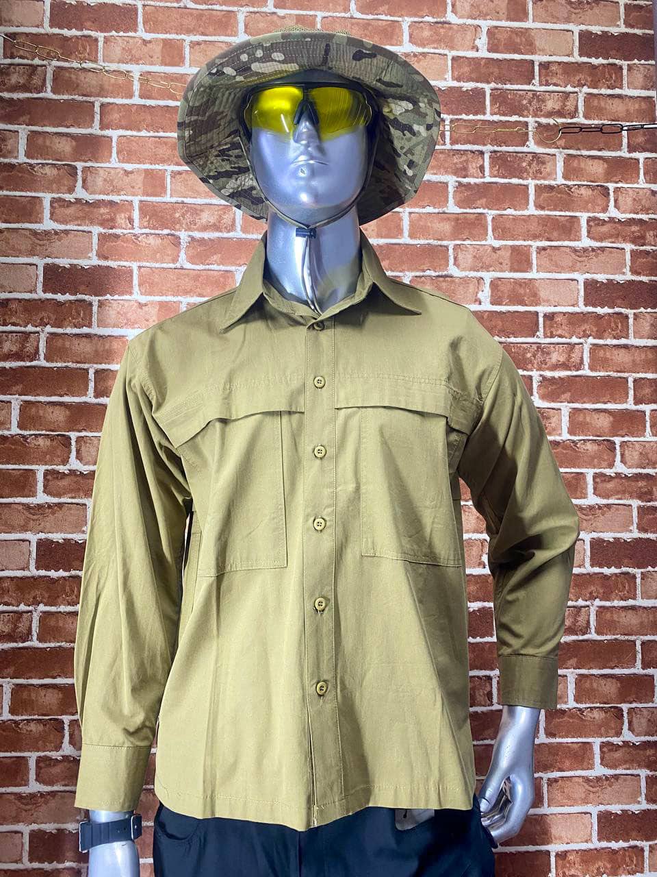 SHL36 Tactical Long Sleeve Shirt with Chest Pockets - Image 10