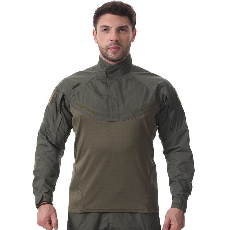 TSL26 – Tactical Camouflage Long Sleeve Combat Shirt - Image 2