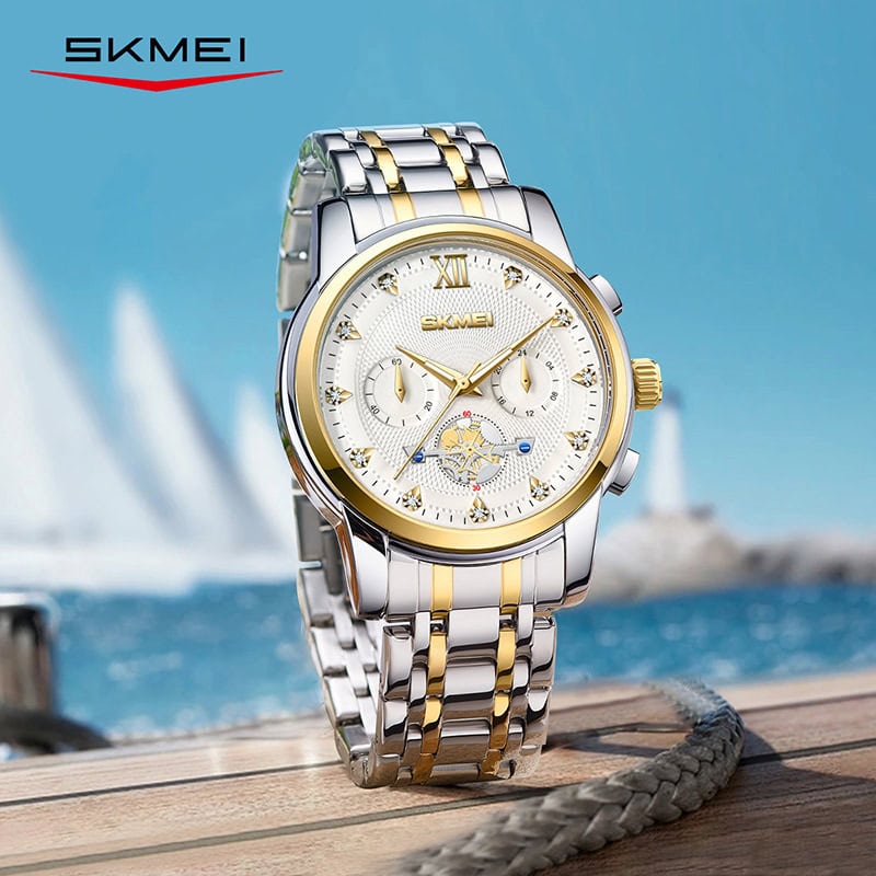 W17 Men’s Two-Tone Quartz Business Watch - Image 3